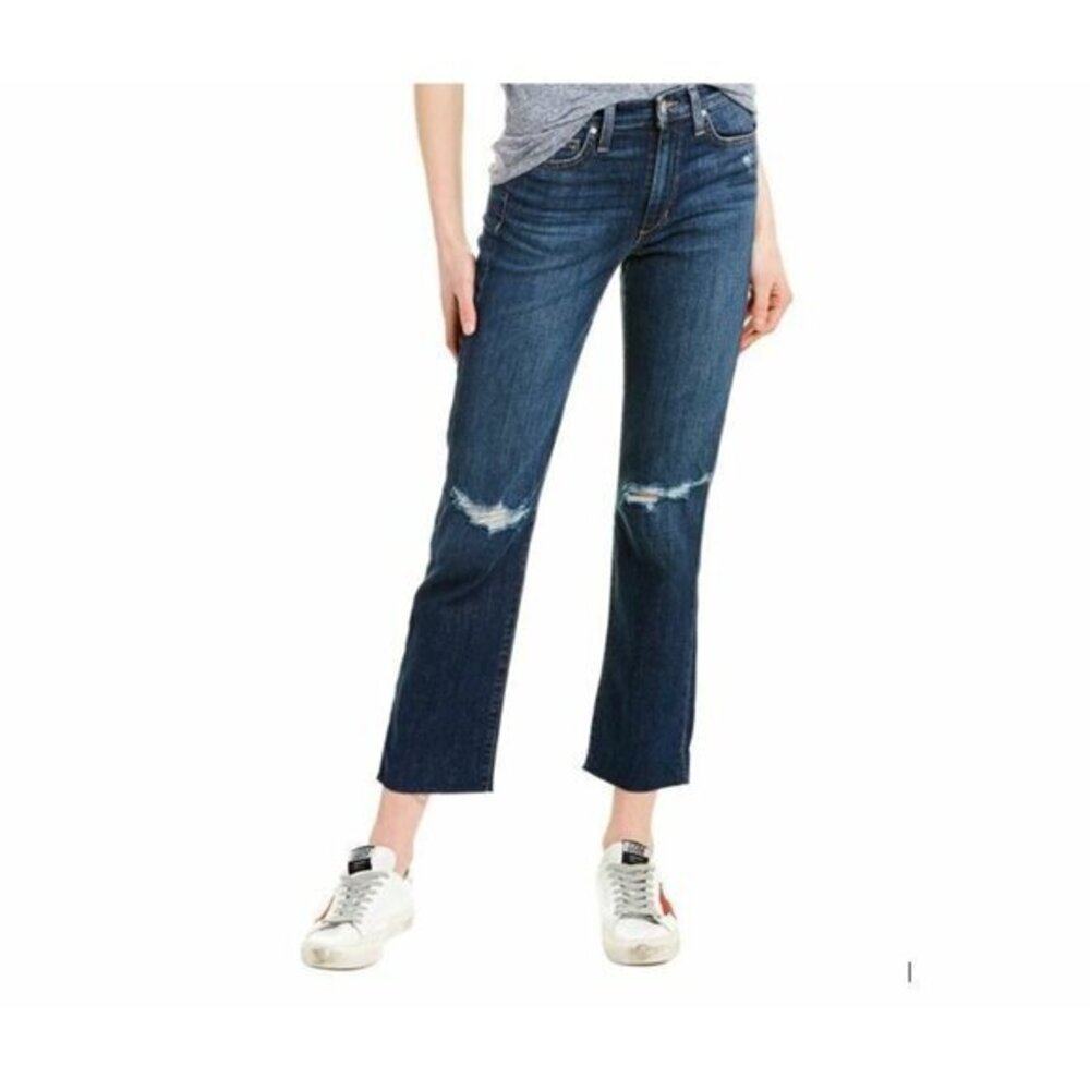 Joe's Jeans San Francisco Jeans High Rise Ankle Crop Raw Hem Jeans SZ 28 NWT